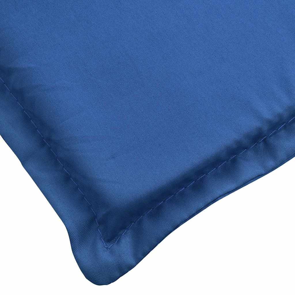 Cuscino per Lettino Blu Reale 180x60x4 cm in Tessuto Oxford