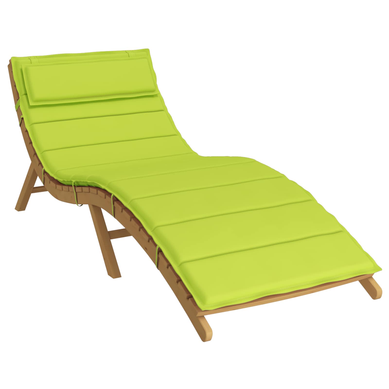 Cuscino per Lounger Sole Tessuto Oxford Verde brillante.