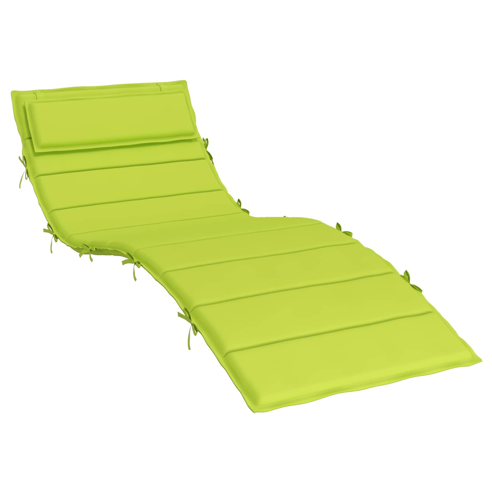 Cuscino per Lounger Sole Tessuto Oxford Verde brillante.