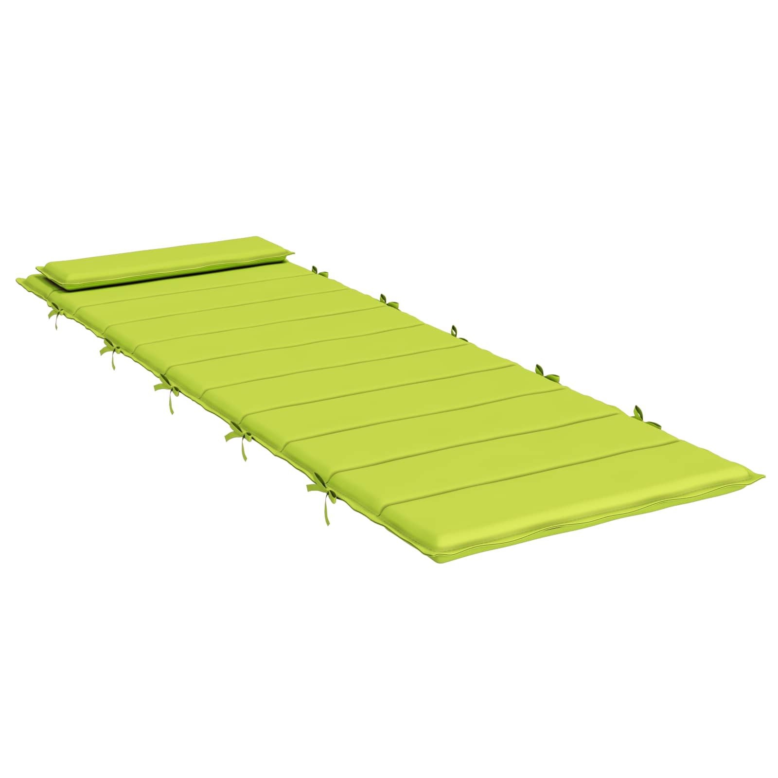 Cuscino per Lounger Sole Tessuto Oxford Verde brillante.