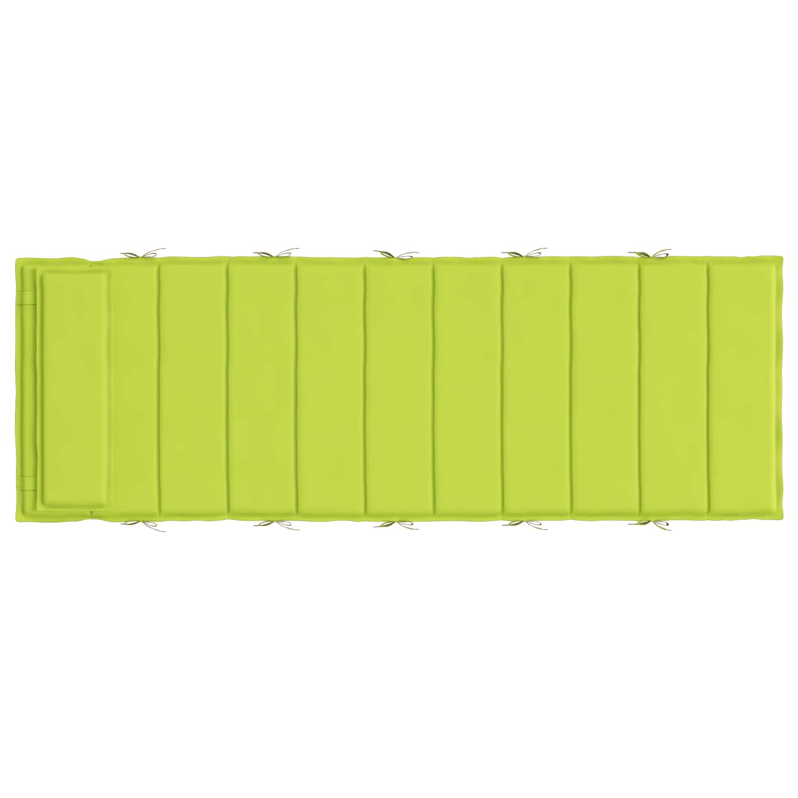 Cuscino per Lounger Sole Tessuto Oxford Verde brillante.