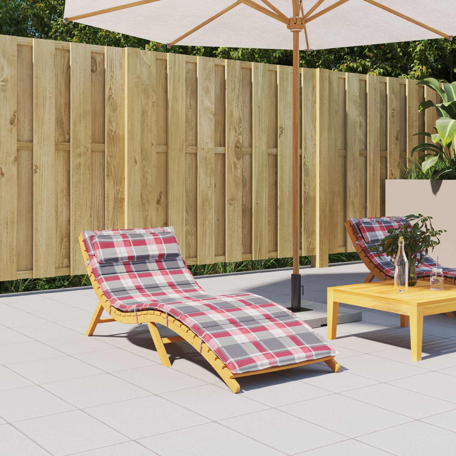 Cuscino per Lounger Sole Tessuto Oxford Multicolore