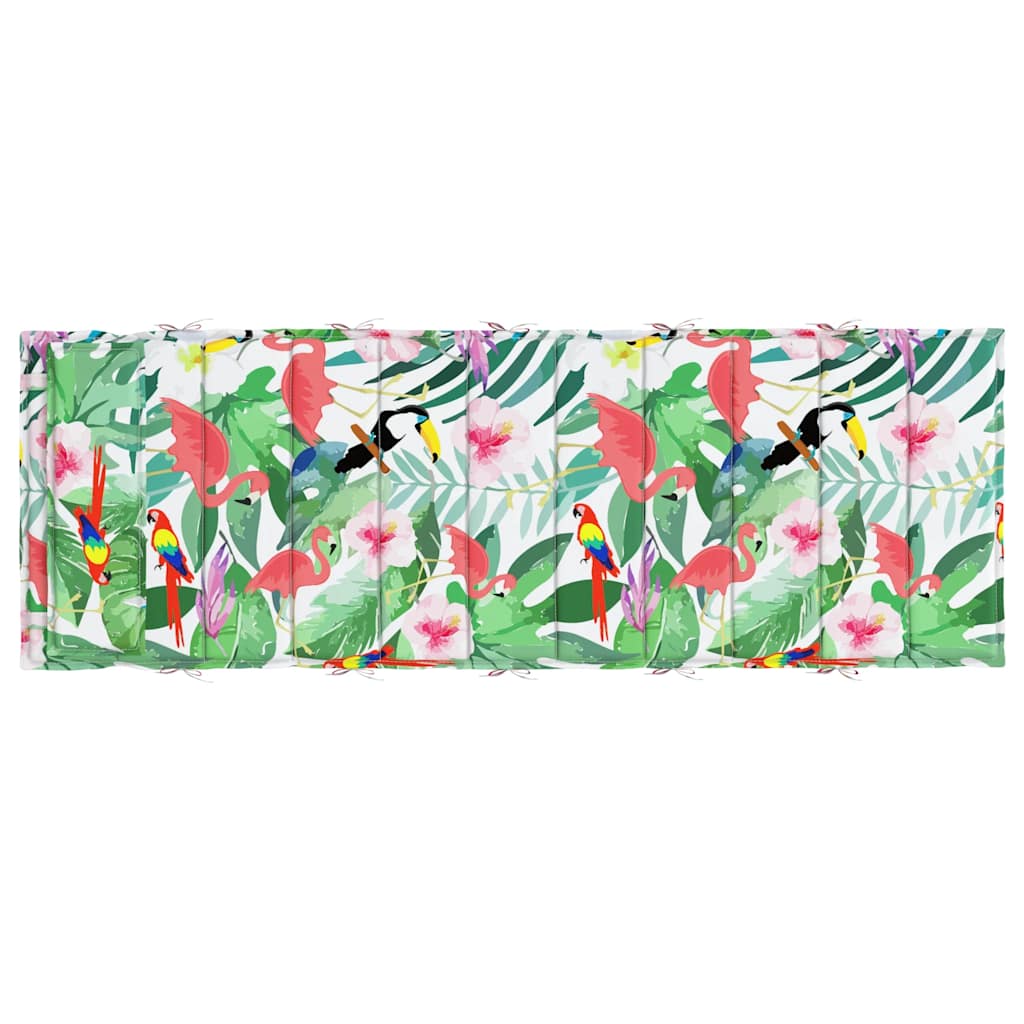 Cuscino per Lettino Multicolore 180x60x4 cm in Tessuto Oxford