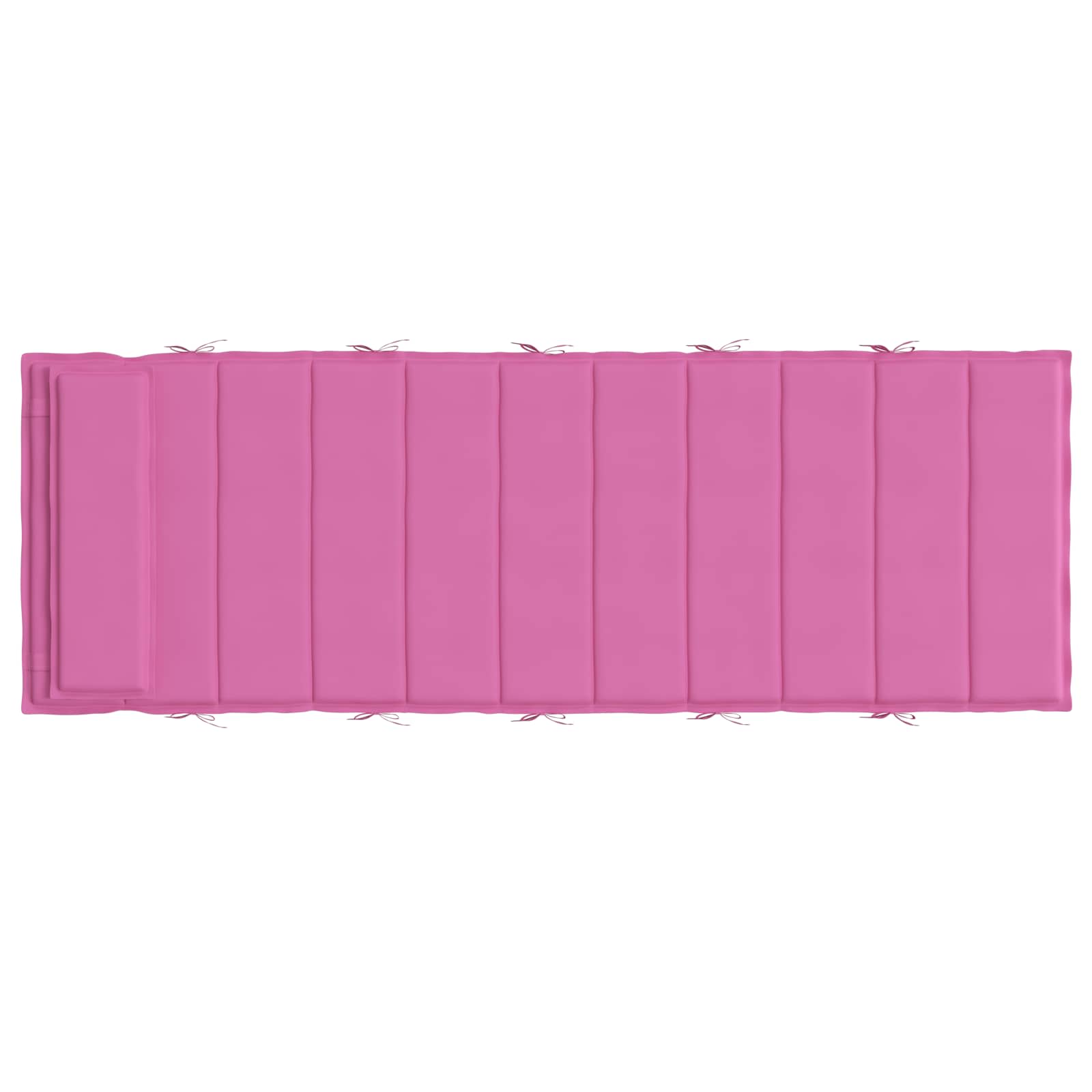 Cuscino per Lounger Sole Tessuto Oxford Rosa 180 x 60 x 4 cm
