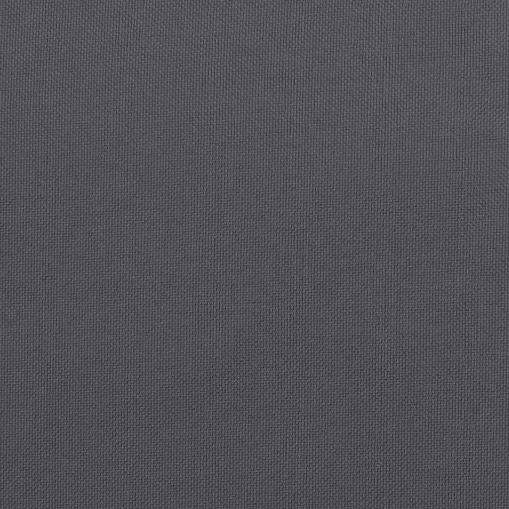 Cuscini per Sedia Schienale Alto 2 pz Antracite Tessuto Oxford