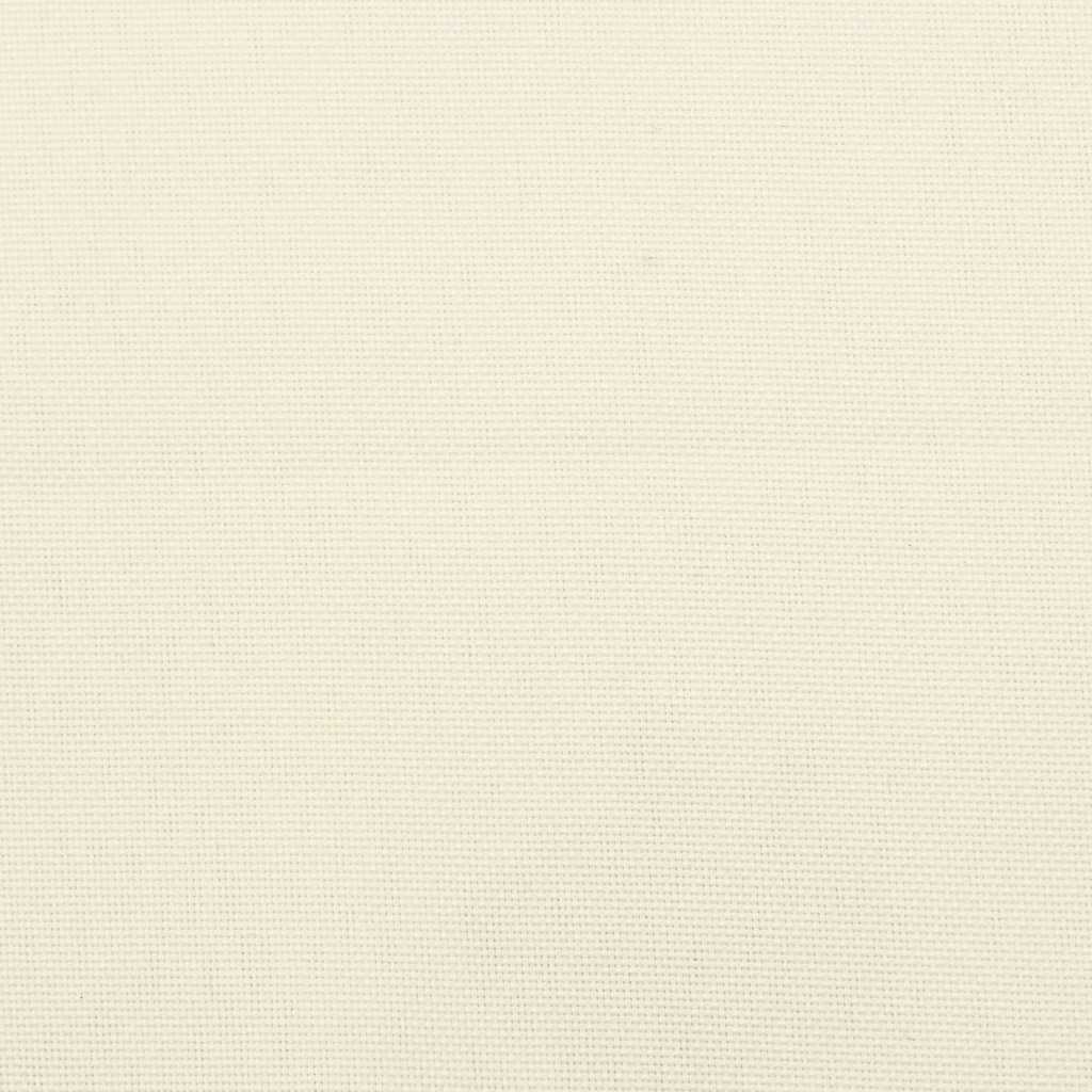 Cuscini per Sedia con Schienale Alto 4 pz Crema Tessuto Oxford