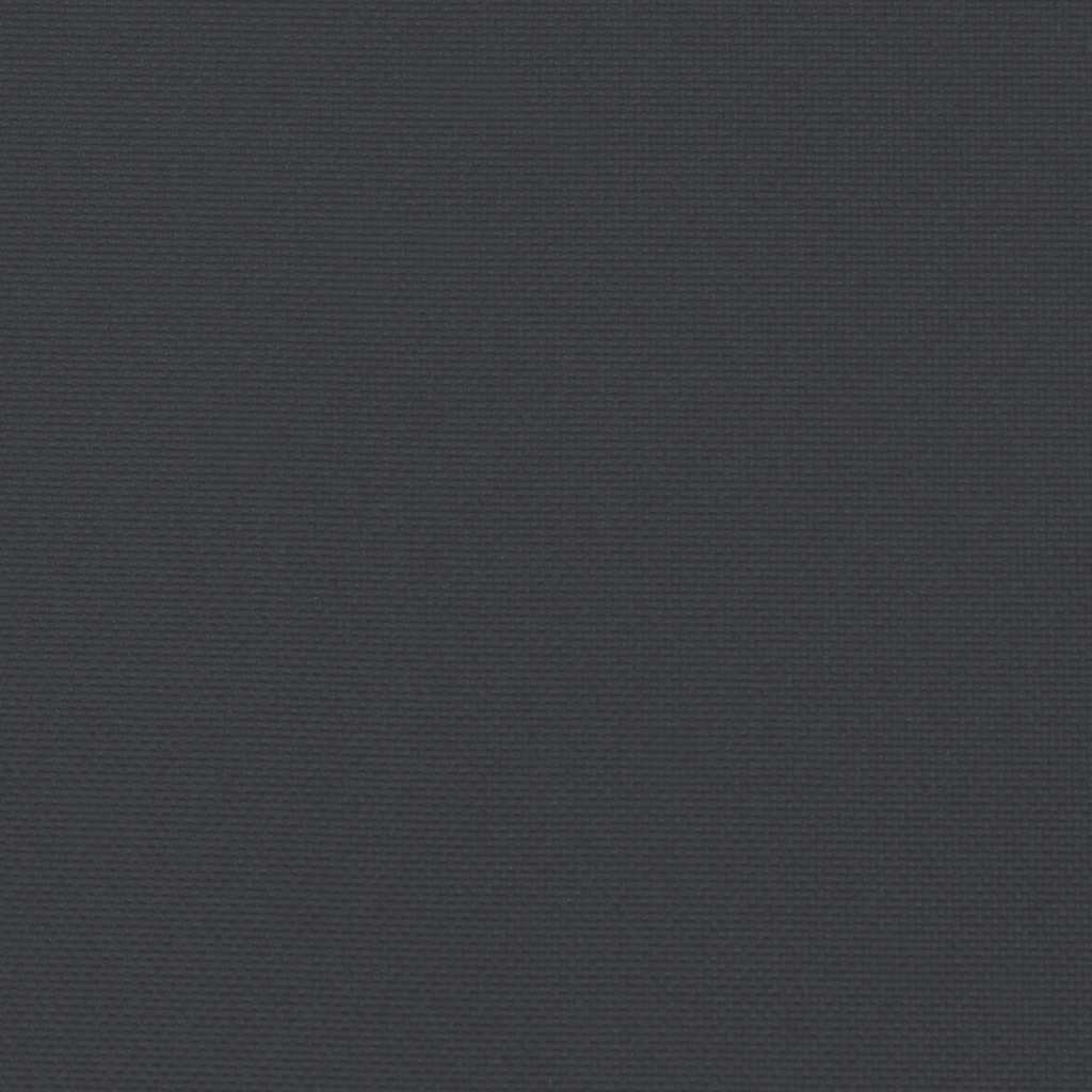 Cuscini per Sedia con Schienale Alto 2pz Nero in Tessuto Oxford