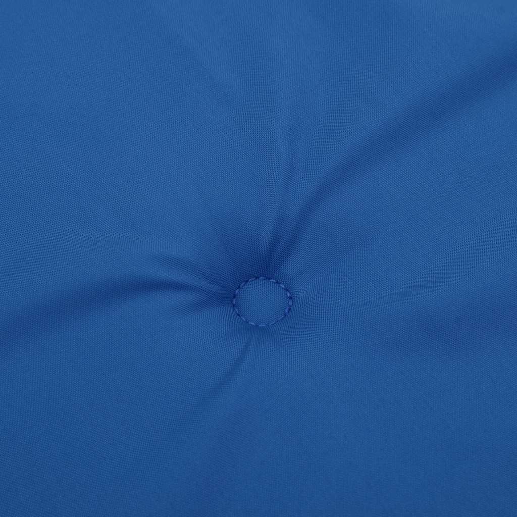 Cuscini Sedia con Schienale Alto 6 pz Blu Reale Tessuto Oxford