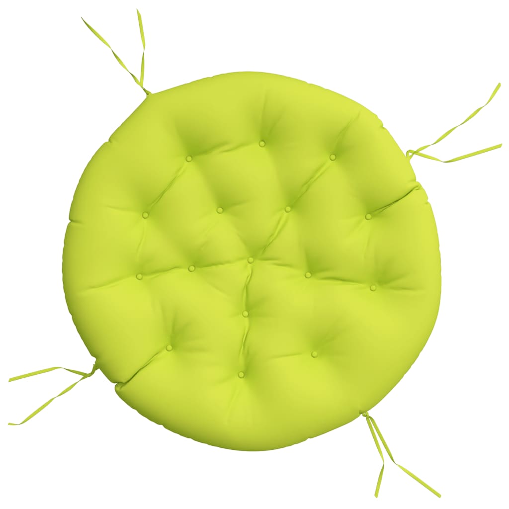 Cuscino Rotondo Verde Chiaro Ø 100x11 cm in Tessuto Oxford