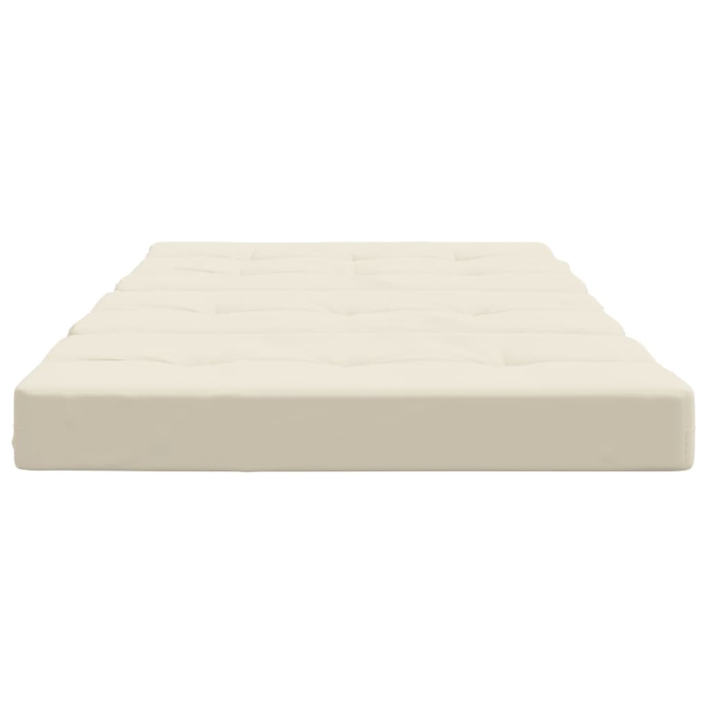 Cuscini per Sedia a Sdraio 2 pz Crema in Tessuto Oxford