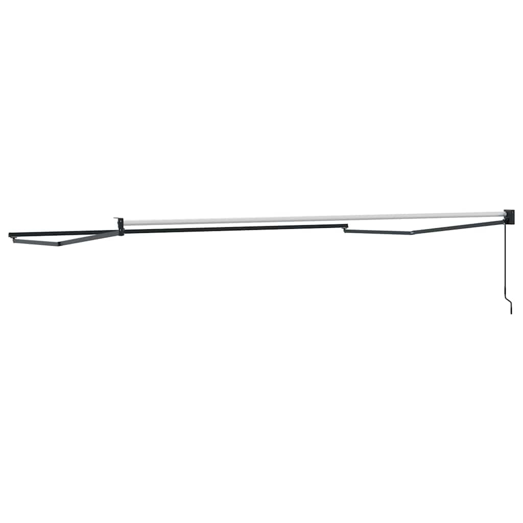 Manual Awning Frame 5 x 3 m Antracite Powder-Coated Aluminium