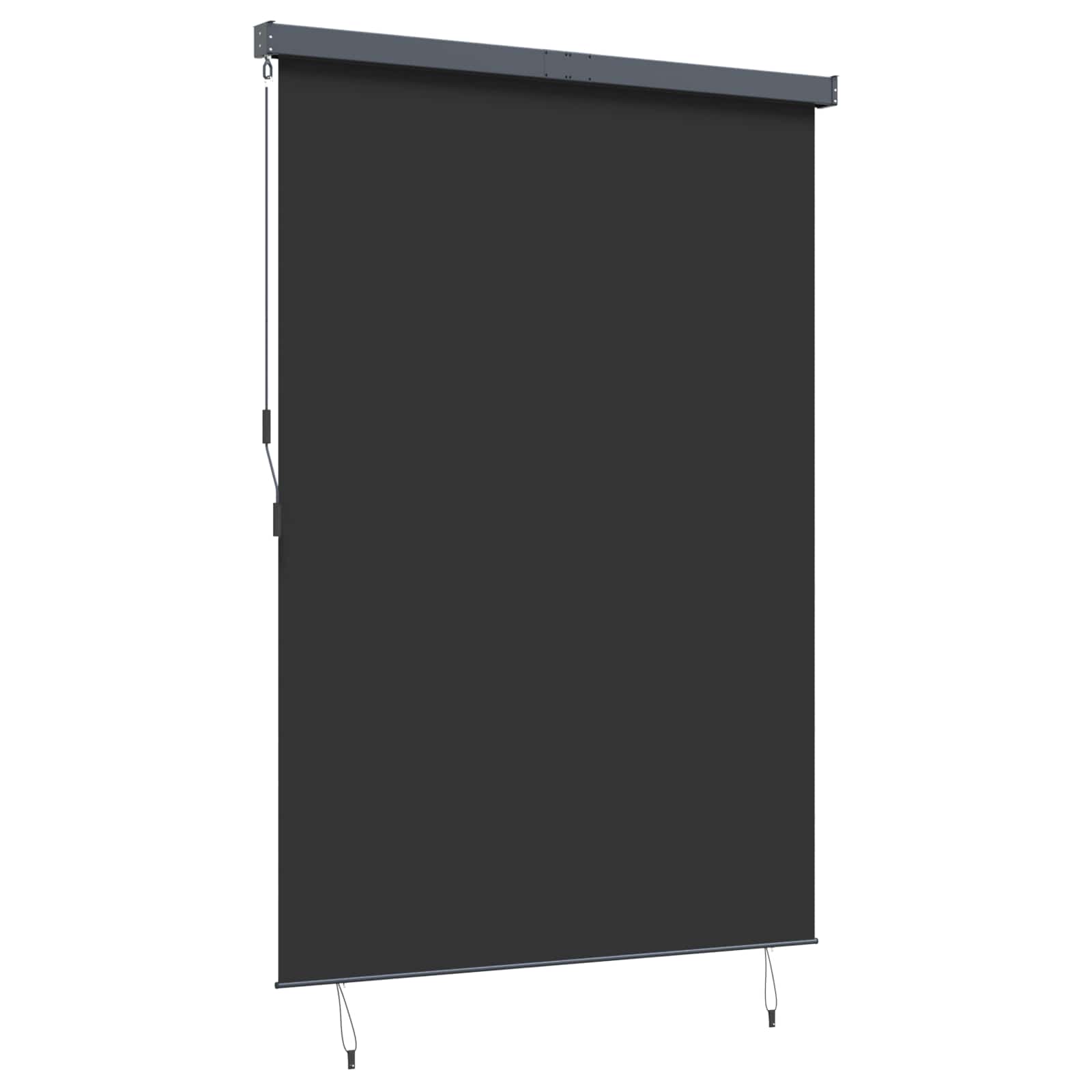 Tenda a rullo Antracite 180 x 250 cm Tessuto e Alluminio