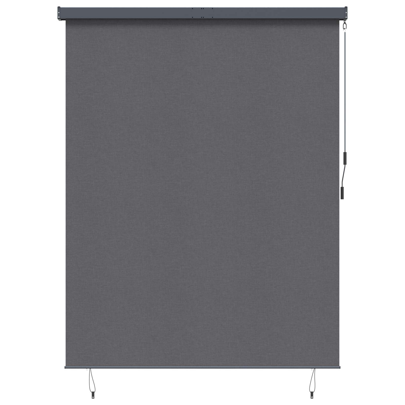 Tenda a rullo Antracite 220 x 250 cm Tessuto e Alluminio
