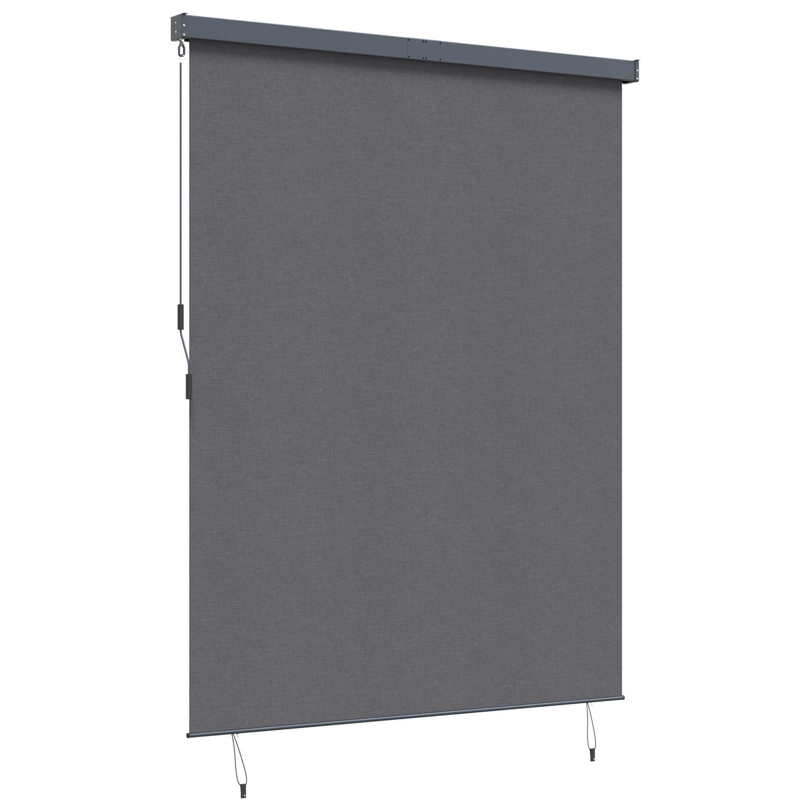 Tenda a rullo Antracite 220 x 250 cm Tessuto e Alluminio