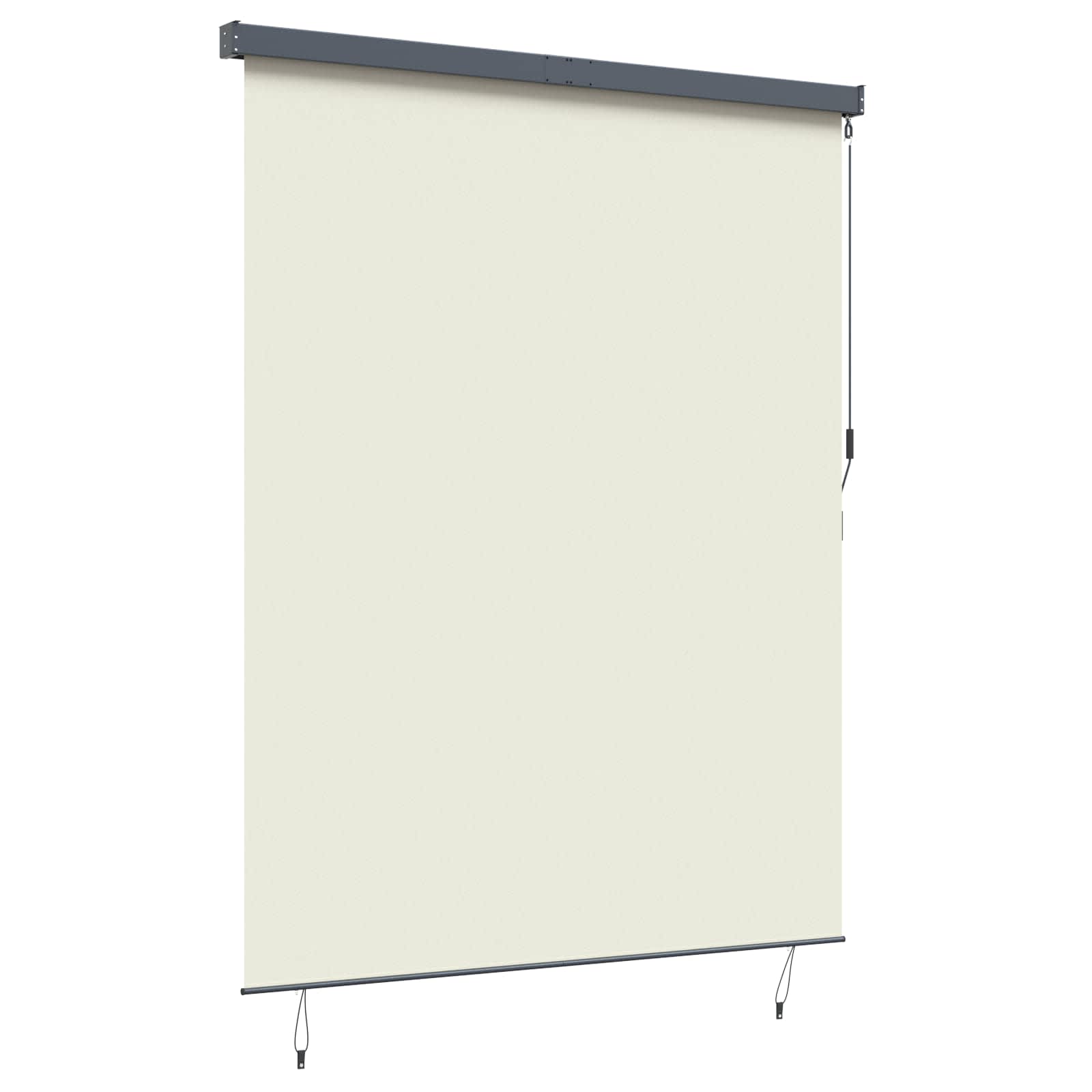 Tenda a rullo Crema 220 x 250 cm Tessuto e Alluminio