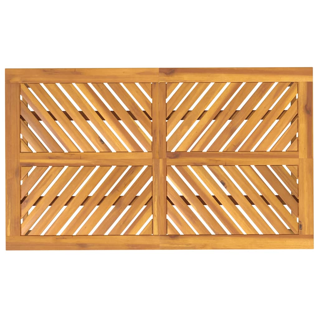 Tavolo da Pranzo da Giardino 150x90x74 cm Legno Massello Acacia