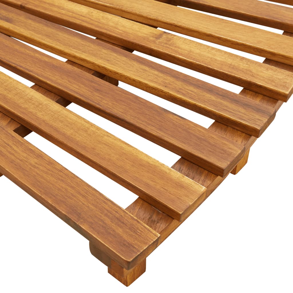 Passaggi per Spa 2 pz in Legno Massello di Acacia