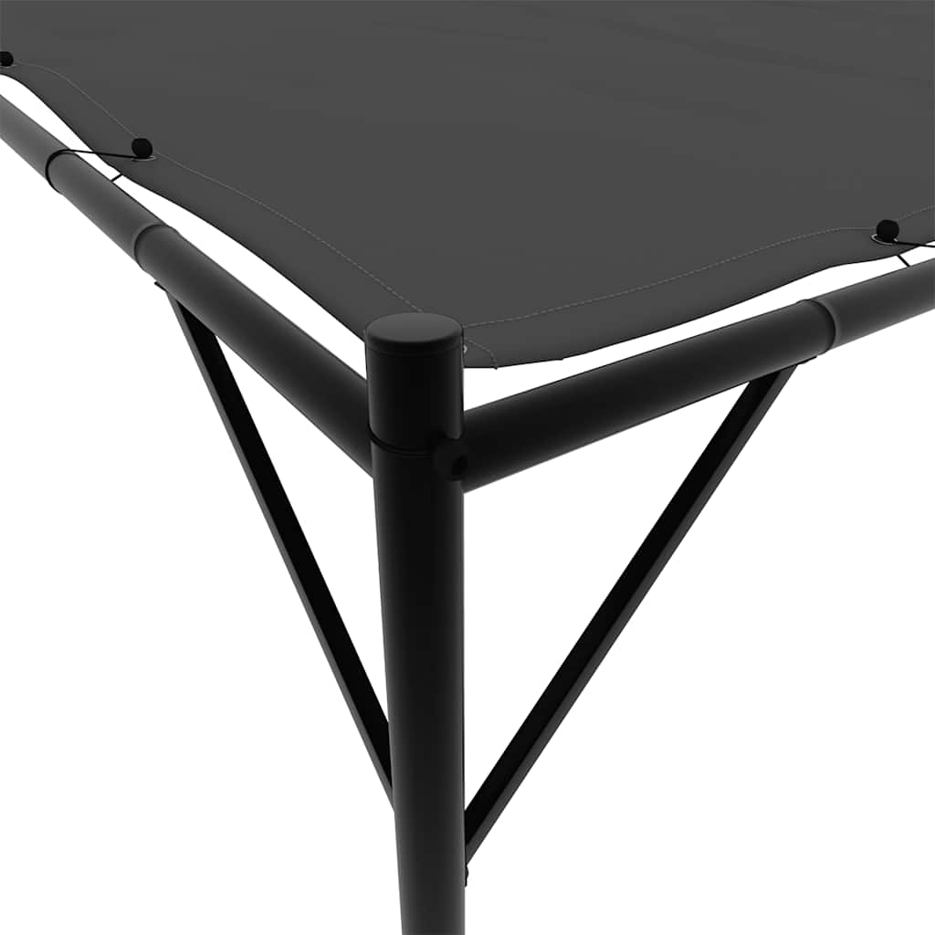 Gazebo Antracite 4x4 m 180 g/m² Tessuto e Acciaio