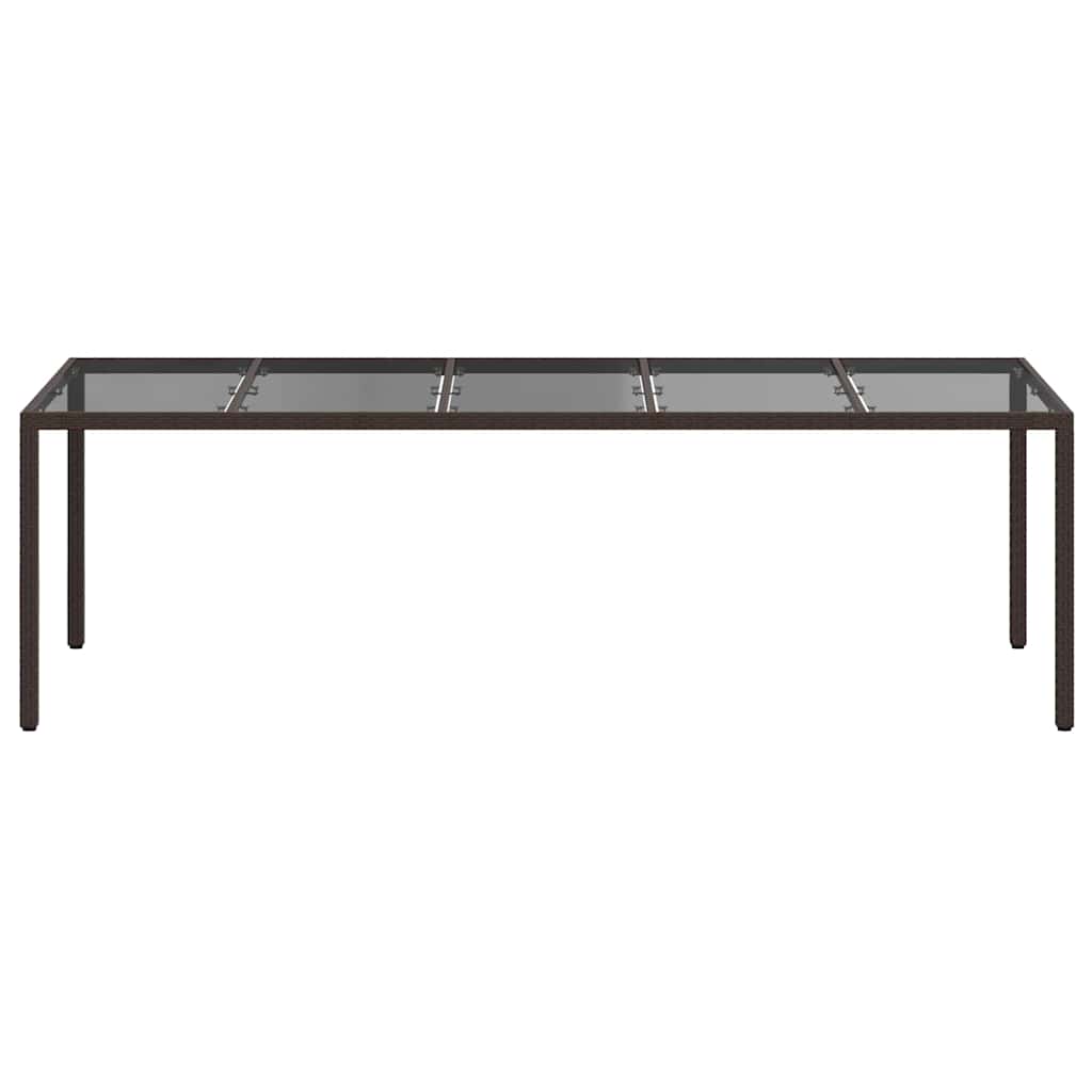Tavolo da Giardino Marrone polyrattan