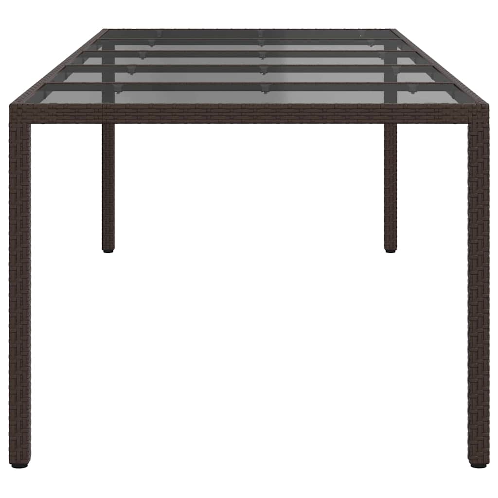 Tavolo da Giardino Marrone polyrattan