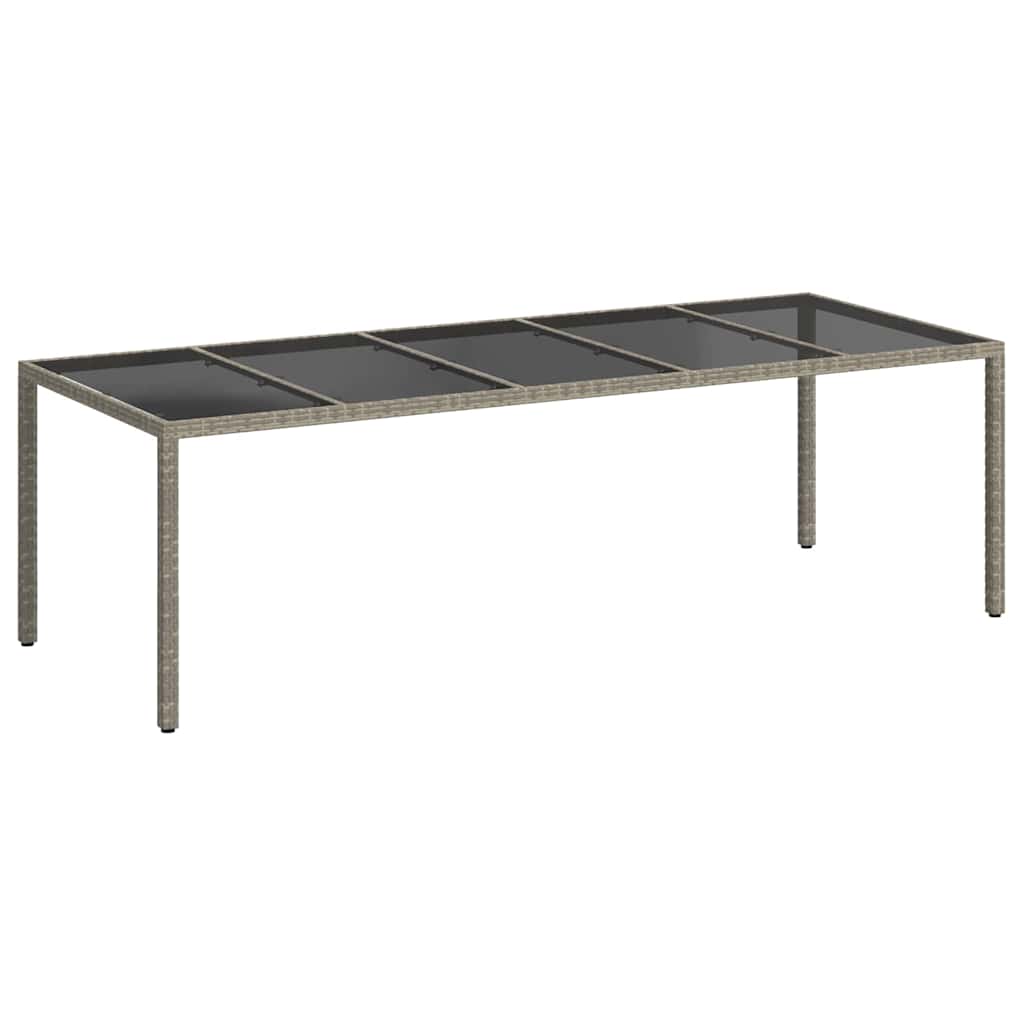 Tavolo da Giardino Grigio polyrattan
