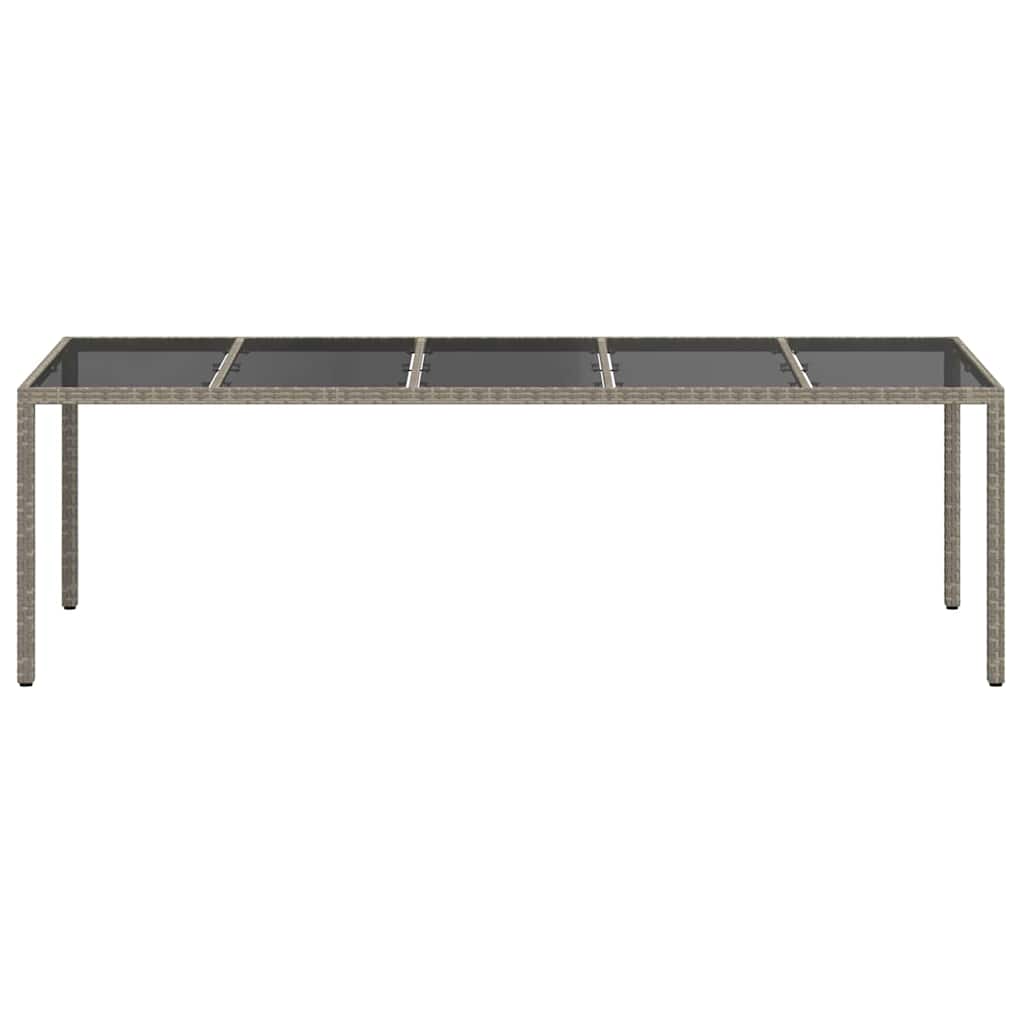 Tavolo da Giardino Grigio polyrattan