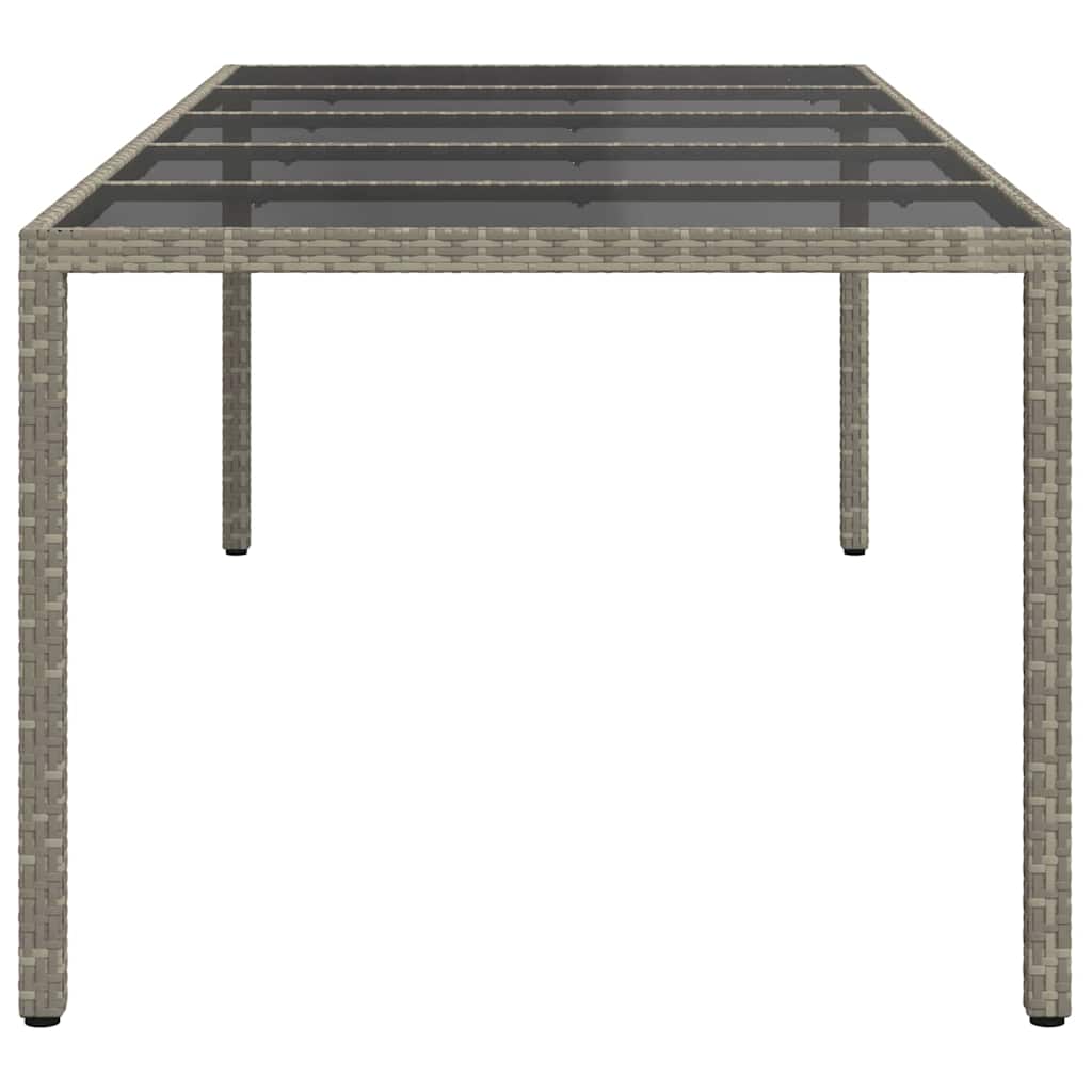 Tavolo da Giardino Grigio polyrattan