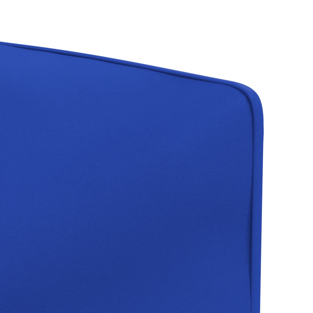 Gazebo con Tetto Doppio Blu 3x3x2,68 m in Tessuto