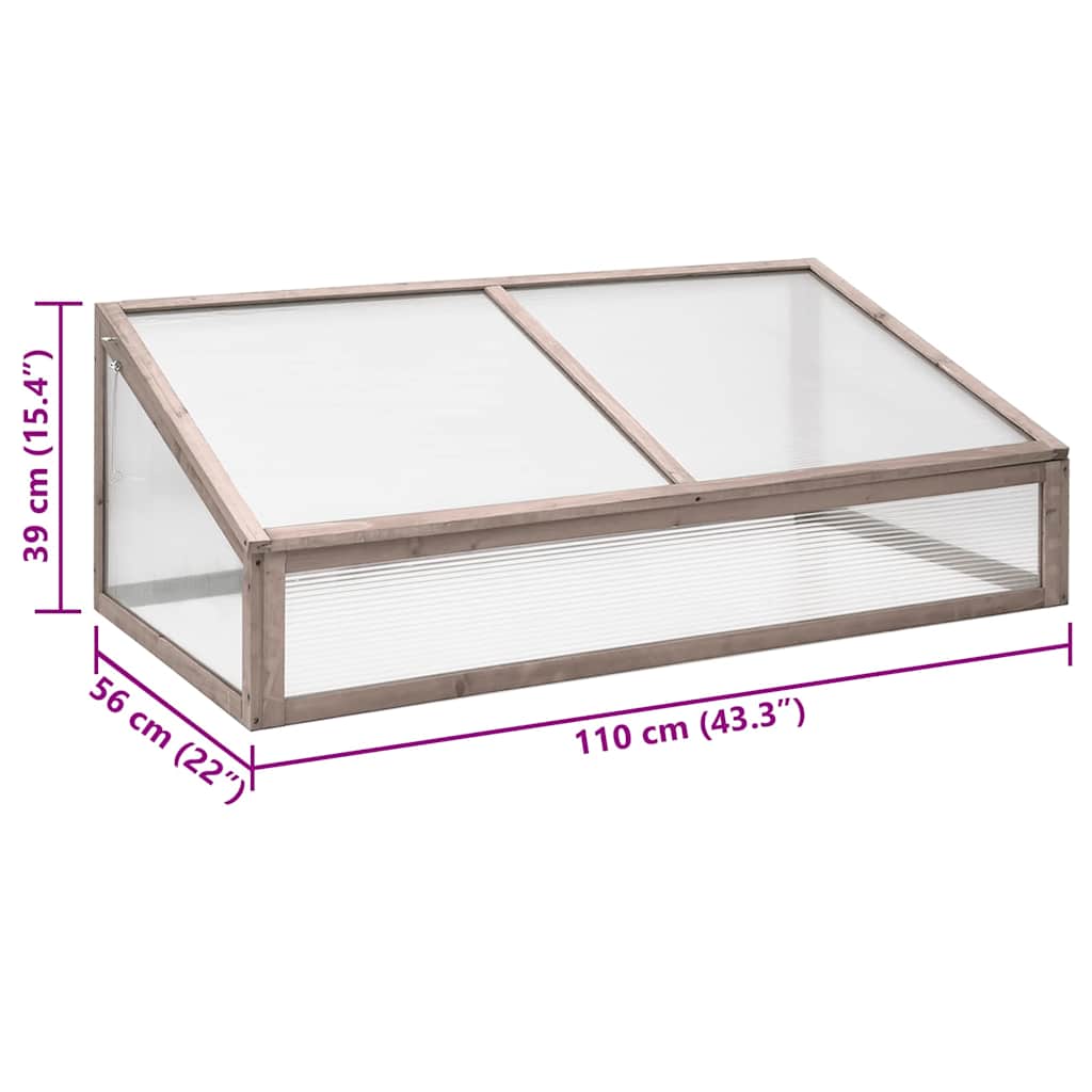 Serra Grigia 110x56x39 cm Legno di Abete
