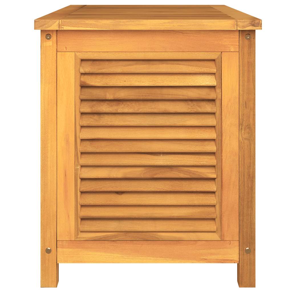 Contenitore Giardino con Borsa 90x50x58cm Legno Massello Teak