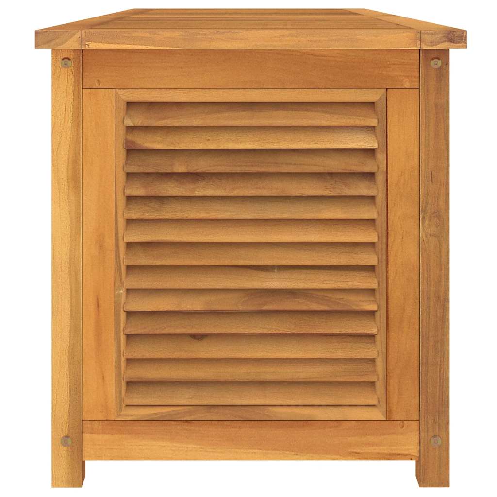 Contenitore Giardino con Borsa 150x50x55 cm Legno Massello Teak