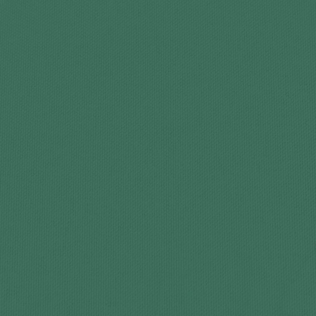 Panca a Dondolo con Baldacchino Verde 198 cm Tessuto e Acciaio