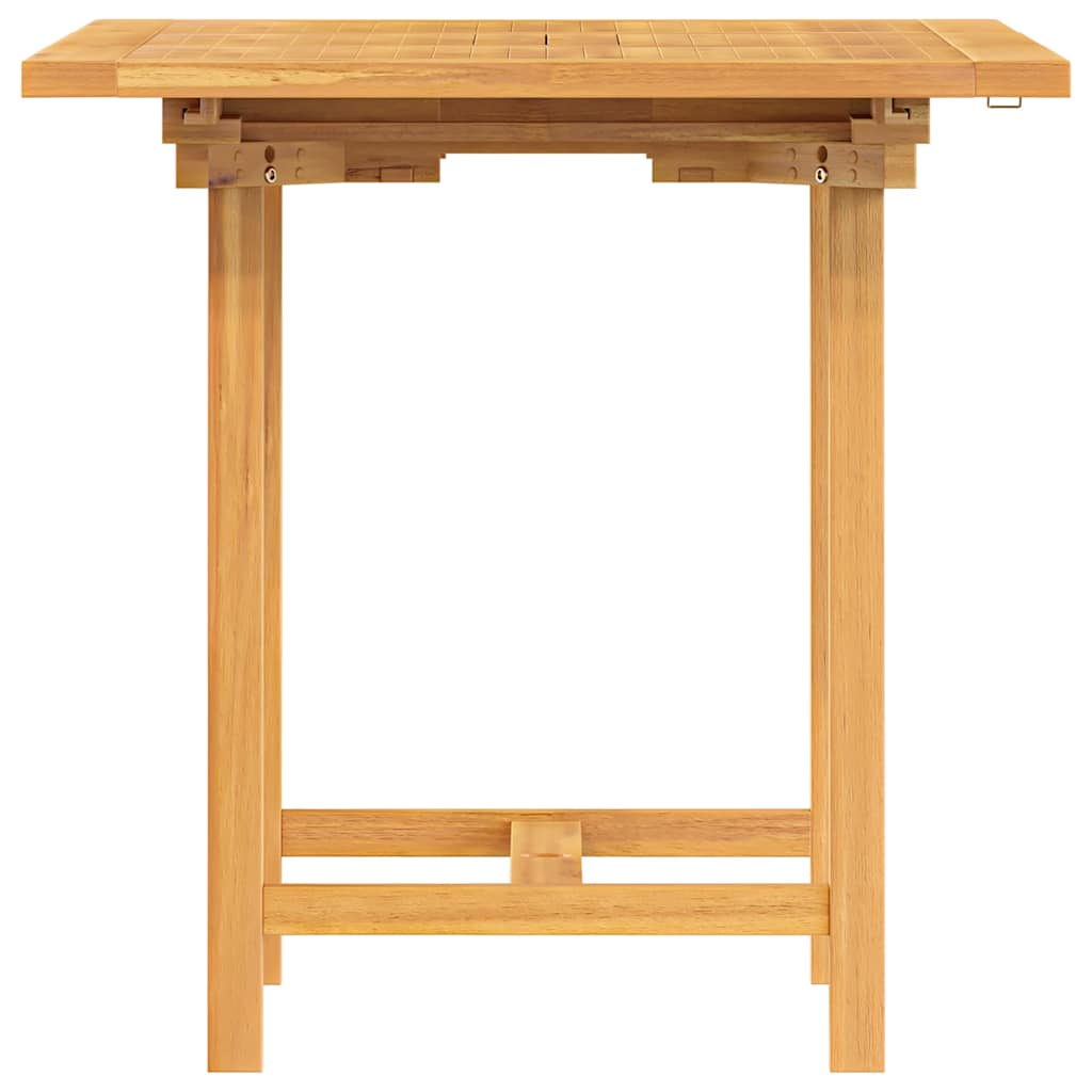 Tavolo Giardino Estensibile 110-160x80x75cm Legno Massello Teak