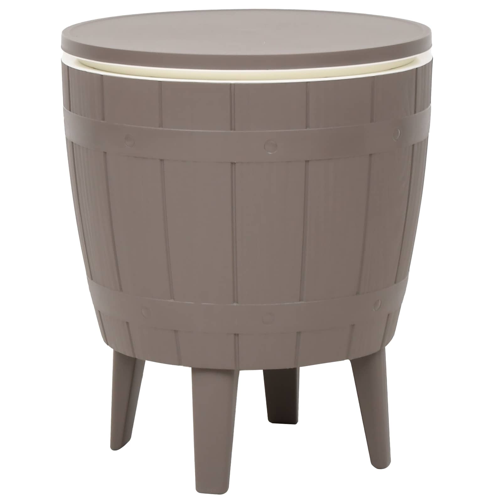 Tavolo Frigo 3 in 1 Polipropilene Marrone Chiaro