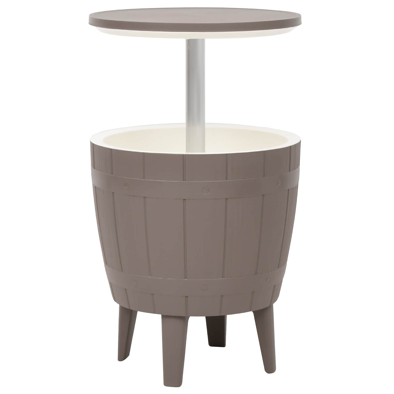 Tavolo Frigo 3 in 1 Polipropilene Marrone Chiaro