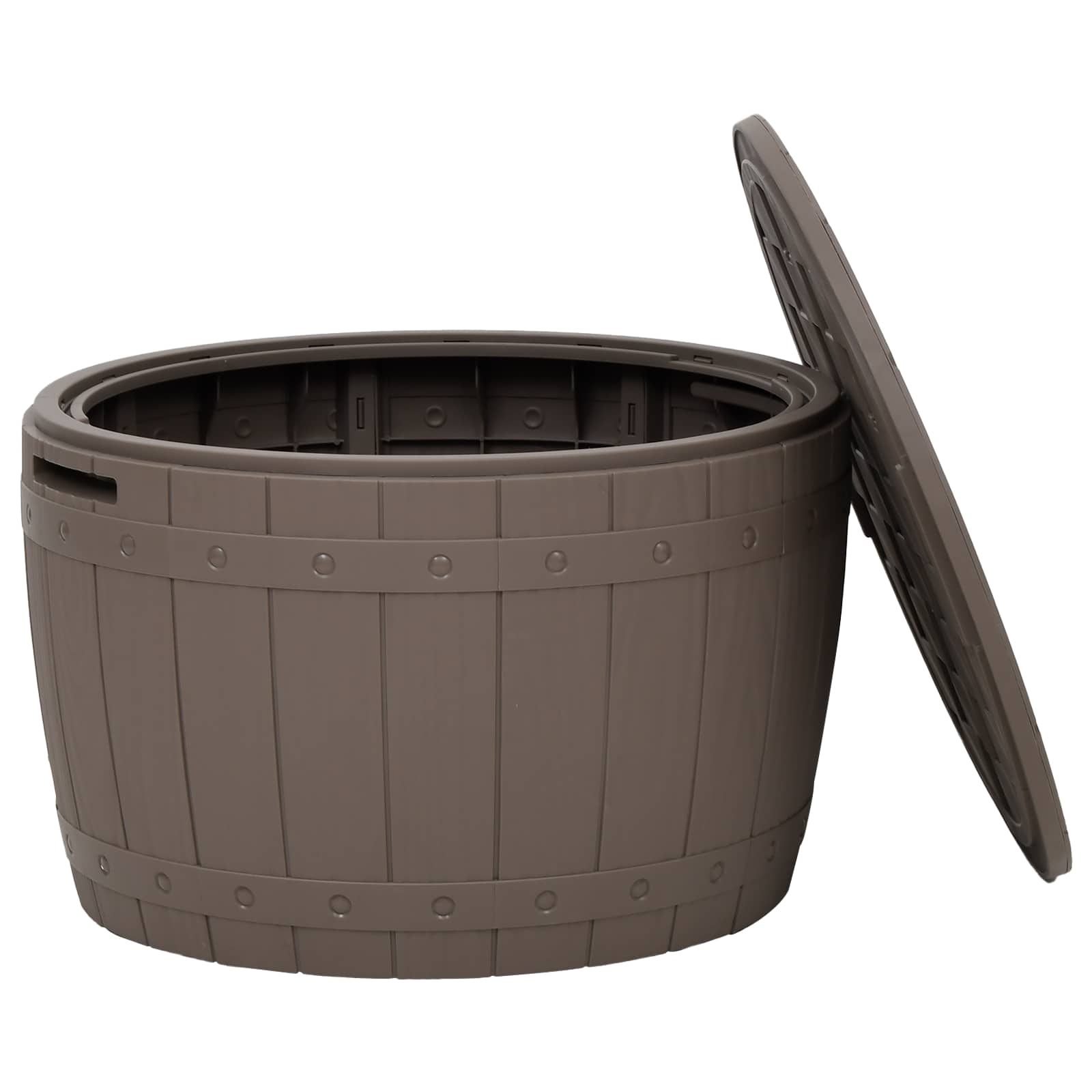 Contenitore da Giardino 3 in 1 Polipropilene Marrone Chiaro