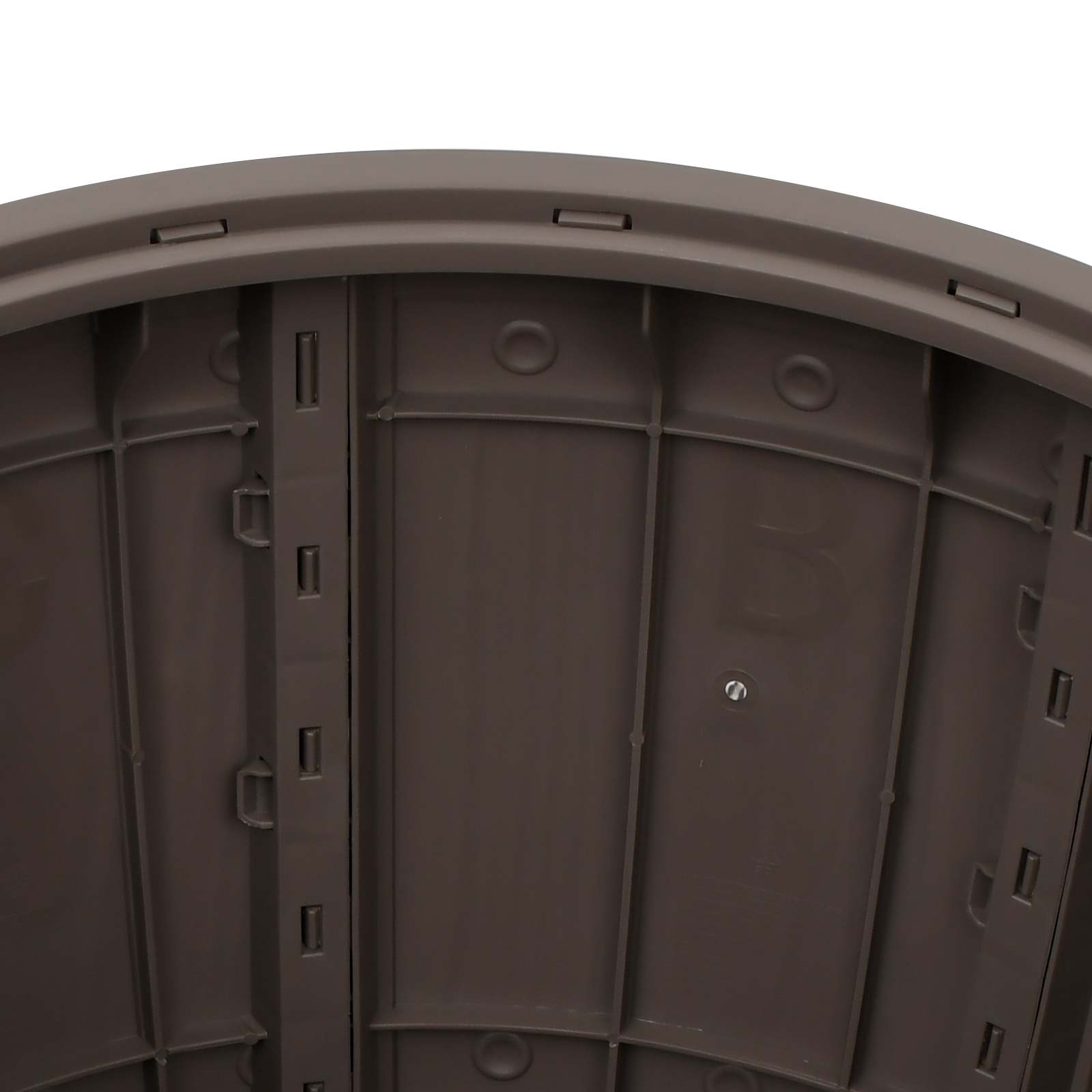 Contenitore da Giardino 3 in 1 Polipropilene Marrone Chiaro