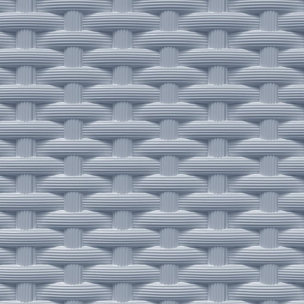 Fioriere 2 pz Grigio Chiaro 30x30x37 cm in Polipropilene