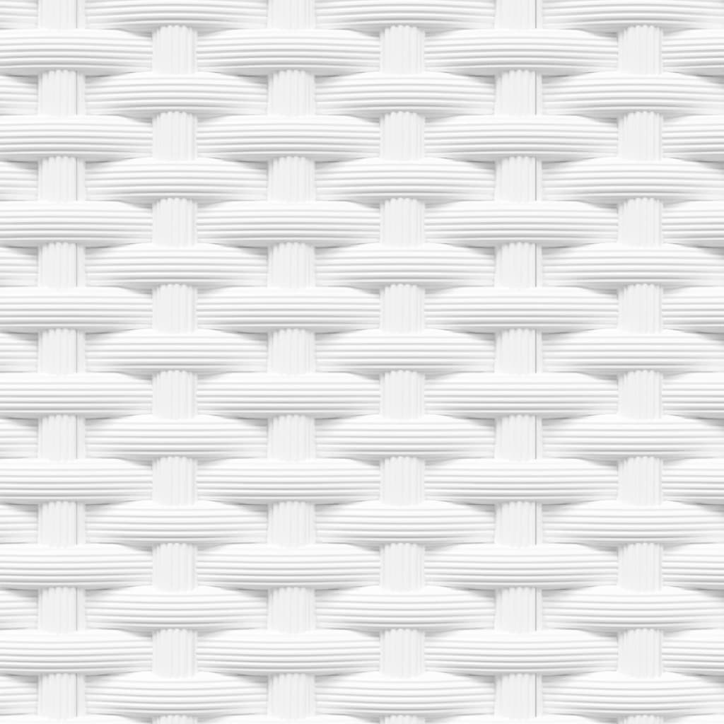 Fioriere 2 pz Bianche 30x30x37 cm in Polipropilene