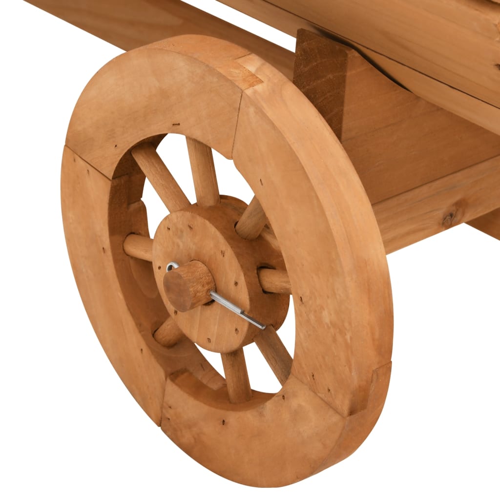 Carro Decorativo 70x43x54 cm in Legno Massello di Abete