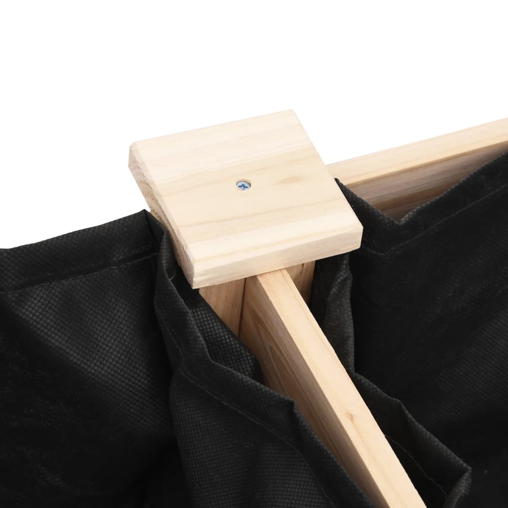 Fioriera con Fodera 161x45x76 cm Legno Massello di Abete