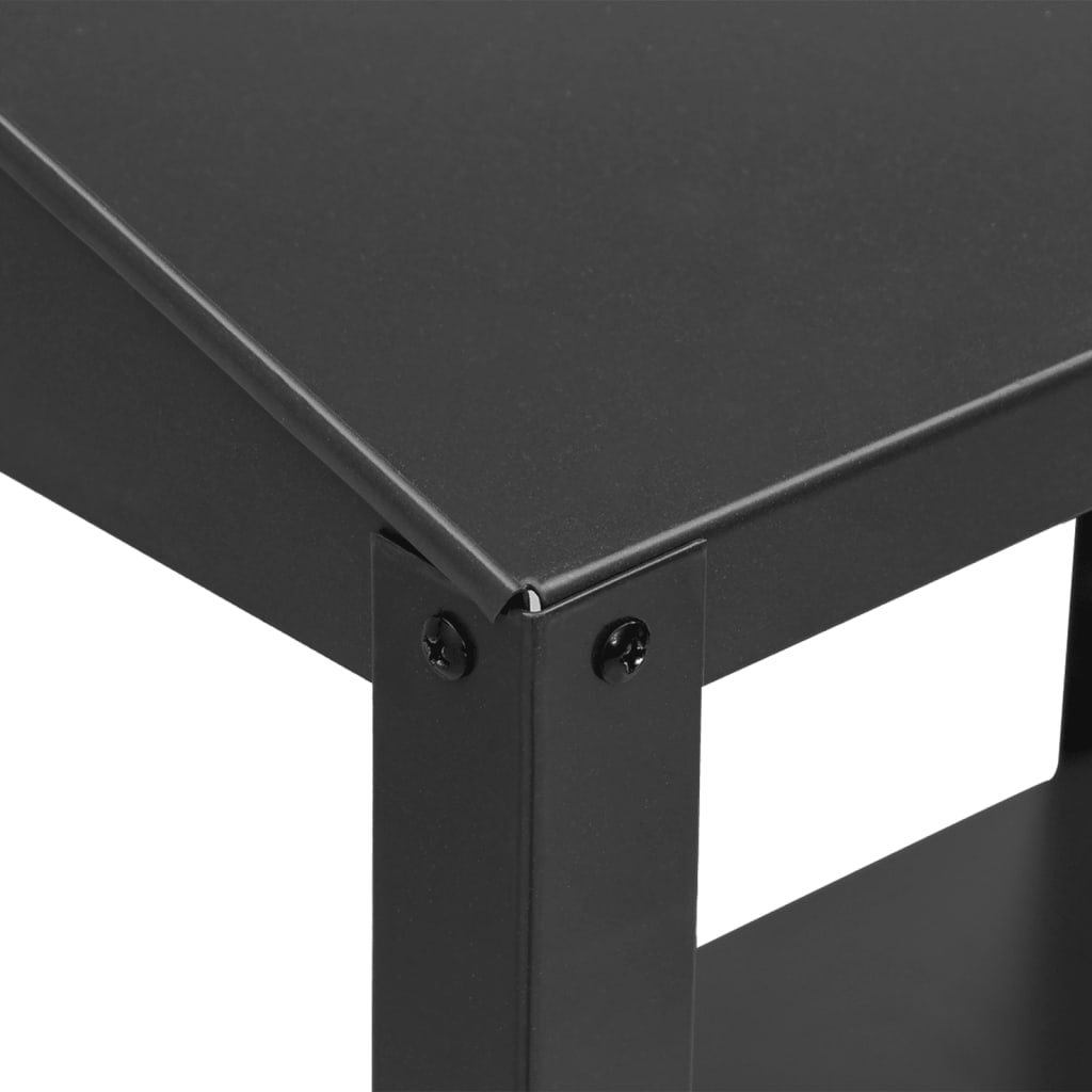 Supporto per Piante Antracite 75,5x54,5x100 cm Acciaio Zincato