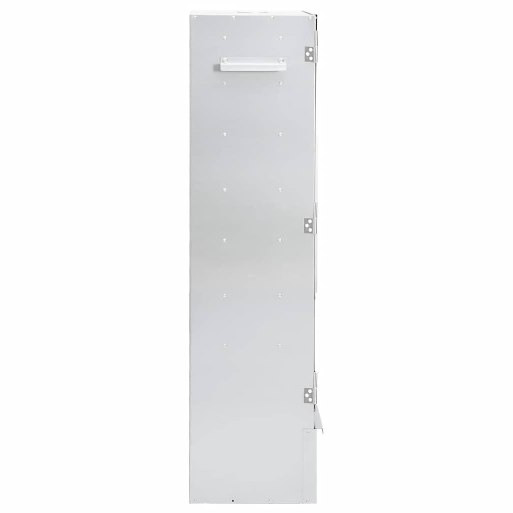 Forno Affumicatore Trucioli Legno 44,5x29x110cm in Acciaio Inox