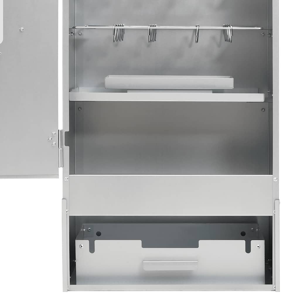 Forno Affumicatore Trucioli Legno 44,5x29x110cm in Acciaio Inox