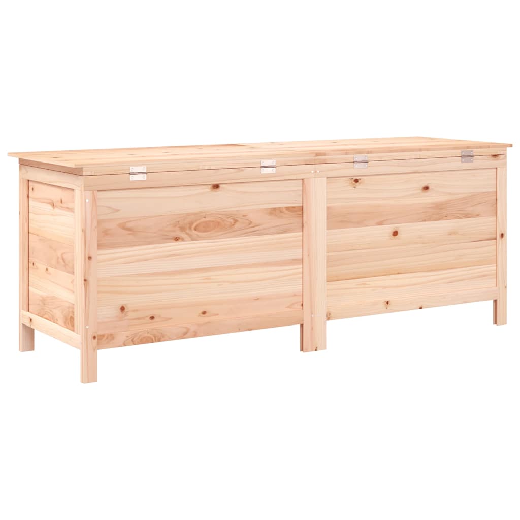 Contenitore da Giardino 150x50x56,5 cm Legno Massello di Abete