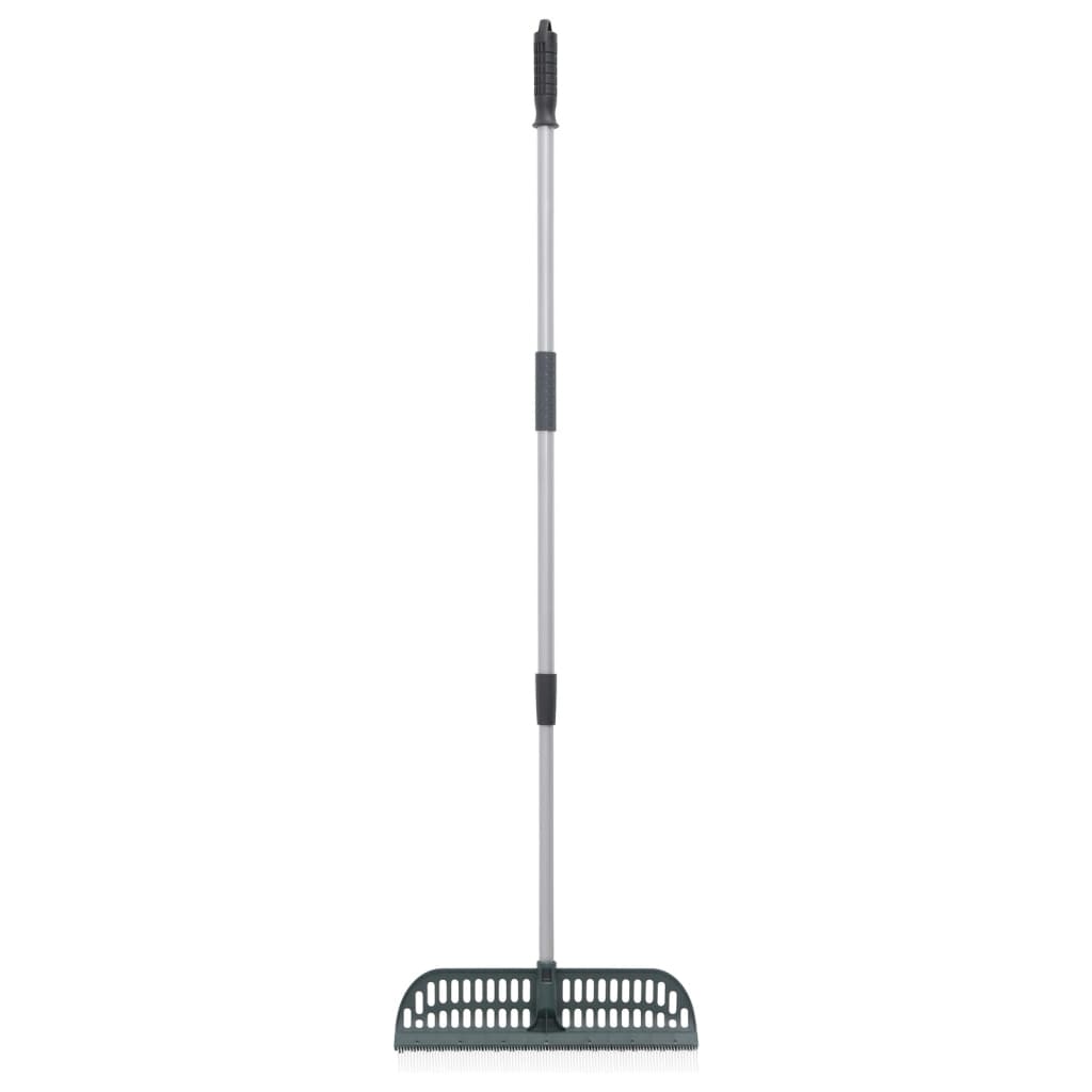 Rastrello per Foglie 2 in 1 Verde Scuro 157 cm in PP