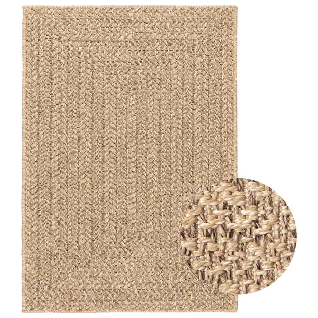 Tappeto ZIZUR 160x230 cm Aspetto Iuta per Interni ed Esterni