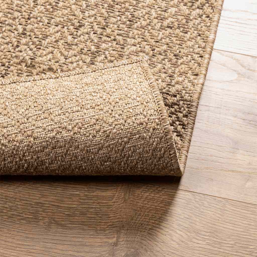 Tappeto ZIZUR 200x290 cm Aspetto Iuta per Interni ed Esterni