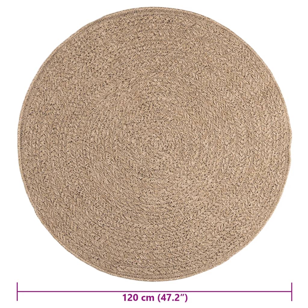 Tappeto ZIZUR 120 cm Aspetto Iuta per Interni ed Esterni
