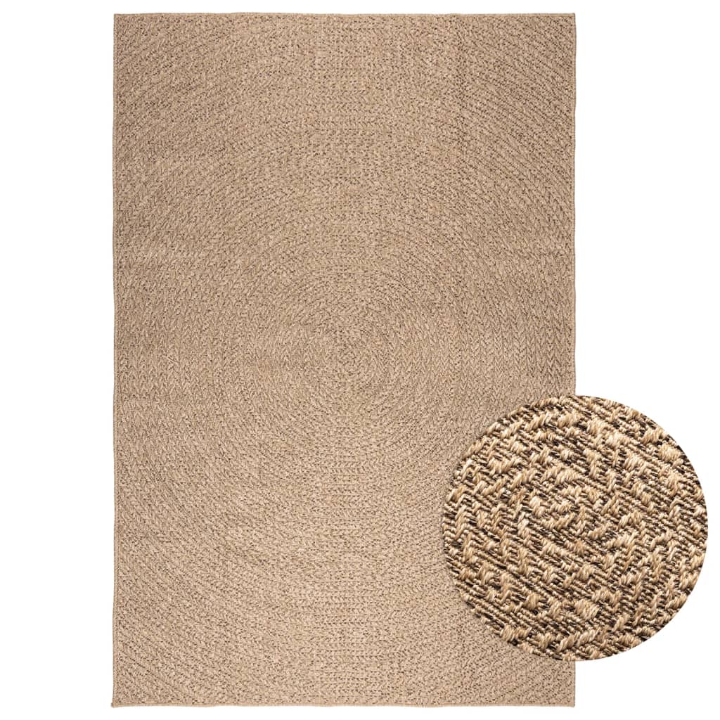 Tappeto ZIZUR 160x230 cm Aspetto Iuta per Interni ed Esterni